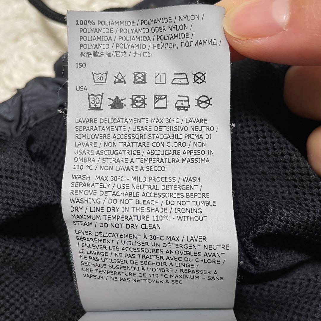 STONE  ナイロンメタル ジップオーバーシャツ BLACK