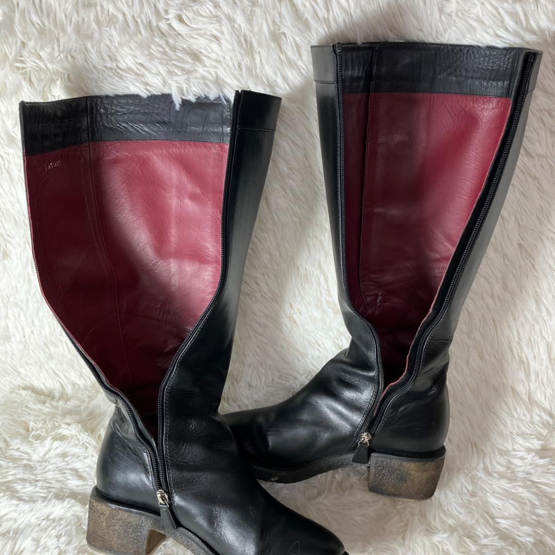 CHANEL シャネル ターンロック ココマーク ロングブーツ G31202