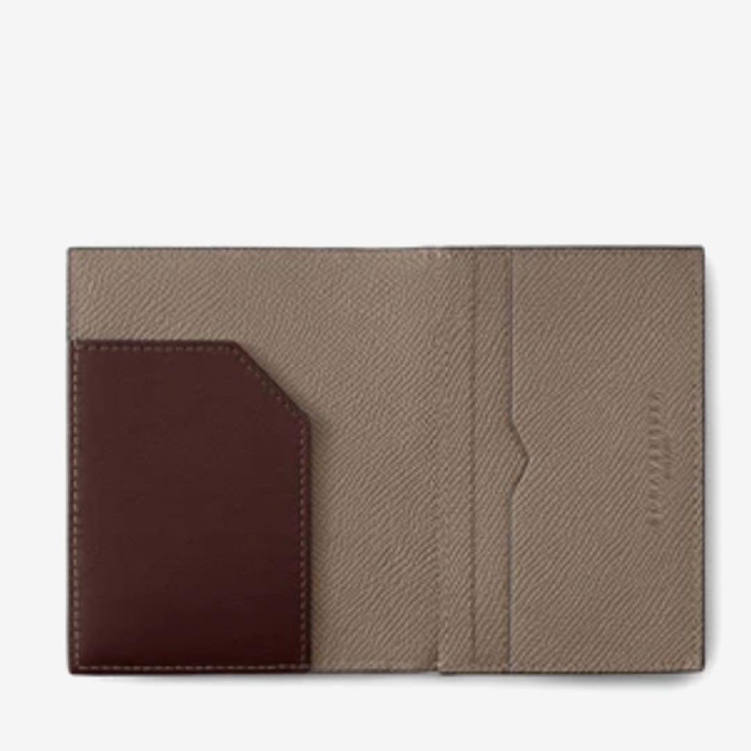 【新品】 バイカラー スリーブ付きビジネスカードケース ノービレレザー