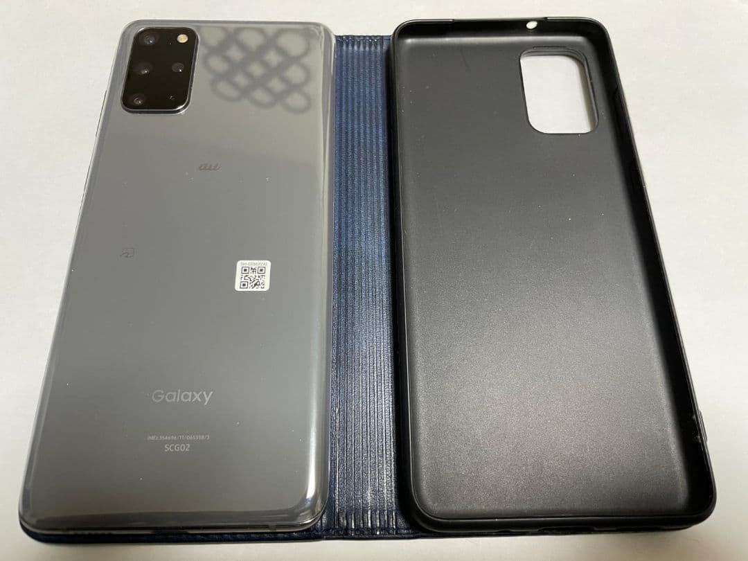 Samsung Galaxy S20 ブラック ケース付き