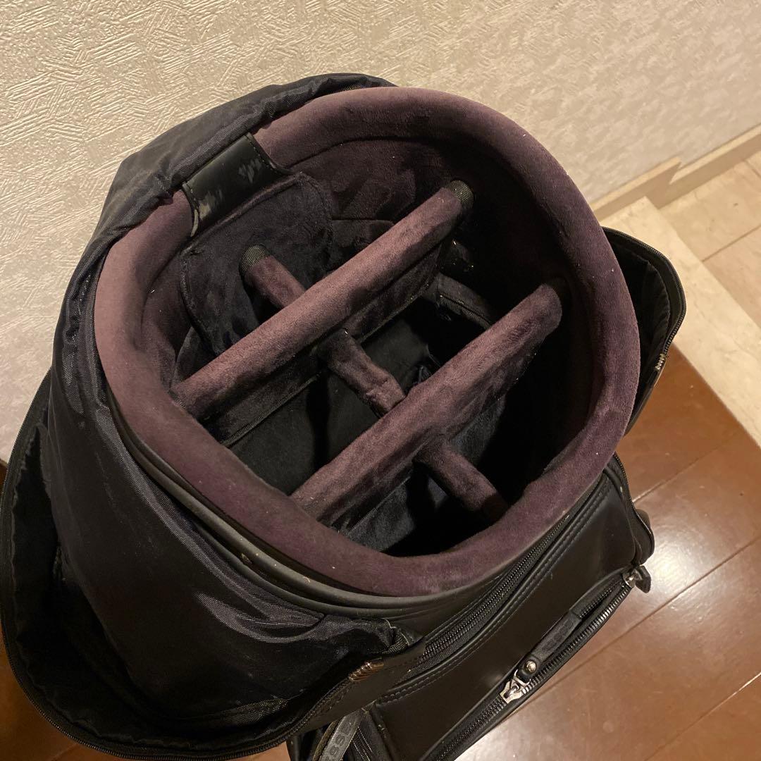 Vessel ブラック キャディバッグ