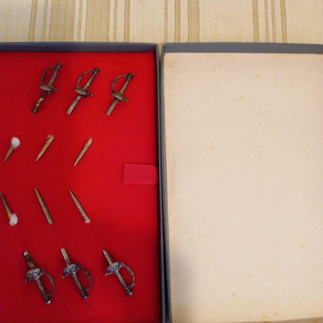 ヴィンテージ ティファニー 剣型 爪楊枝 カクテルピック 6本セット