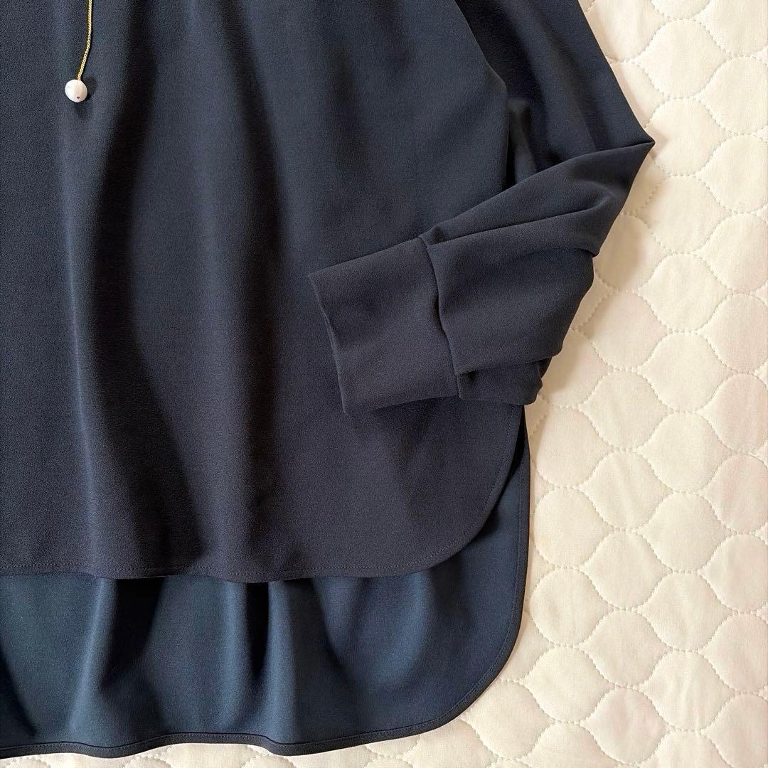 【美品】BEARDSLEY Tブラウス FREEサイズ ダークグレー