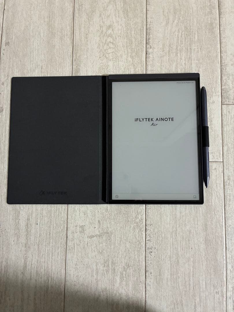 iFLYTEK AINOTE Air 本体 + Folioケース　保護シート装着