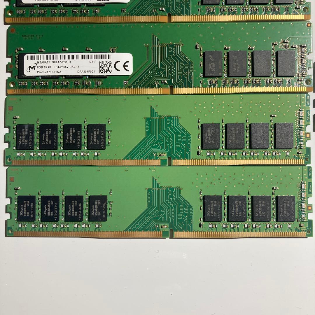ら*れ様 DDR4 8GB×4枚 16GB×1メモリ