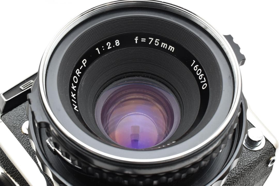 希少 美品 ゼンザ ブロニカ MODEL C 中判 ニコン 75mm 1:2.8