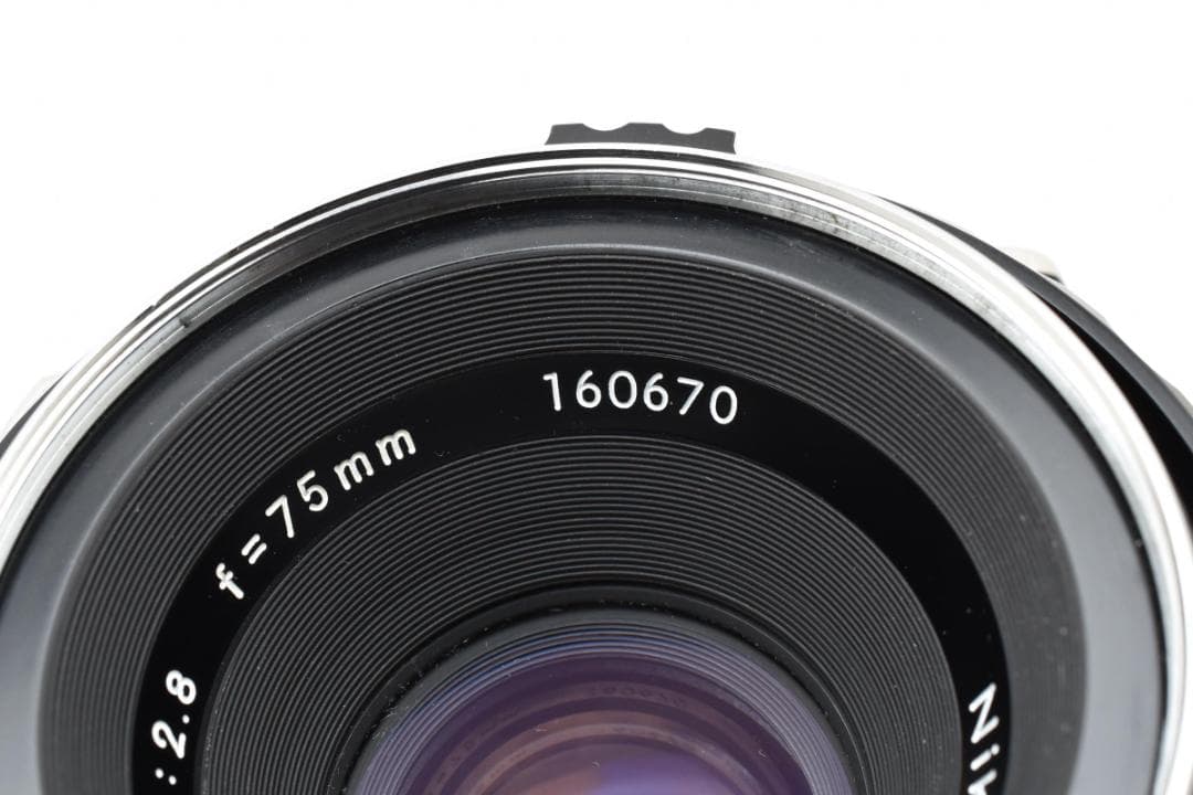 希少 美品 ゼンザ ブロニカ MODEL C 中判 ニコン 75mm 1:2.8