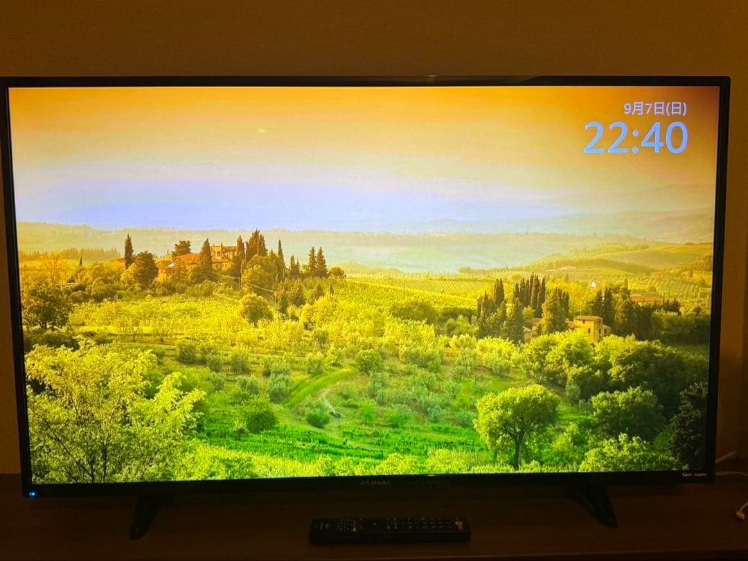 【送料込み】FUNAI 43インチ　4K対応テレビ