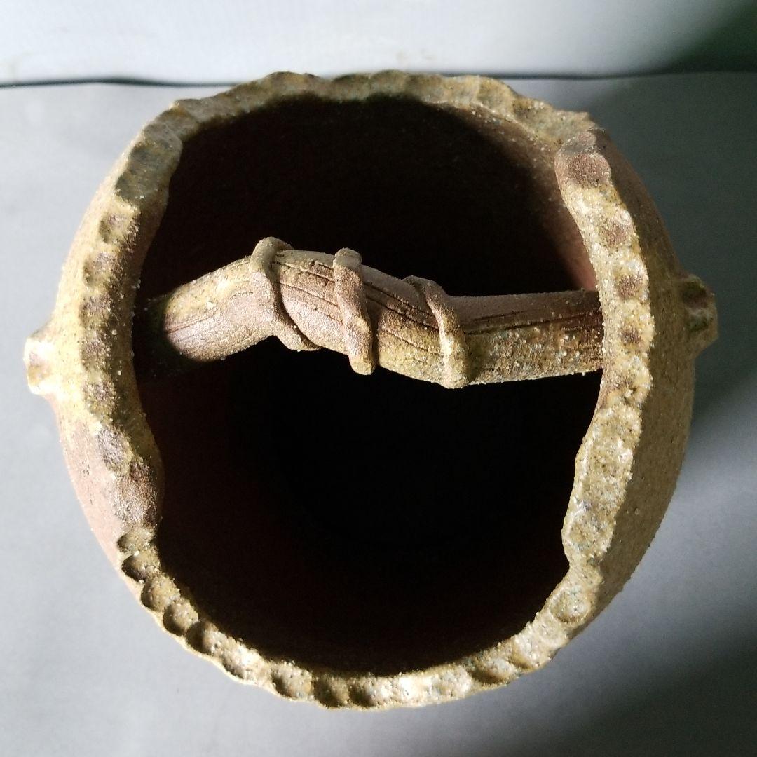 信楽焼　傘立て 手桶 高さ４４cm