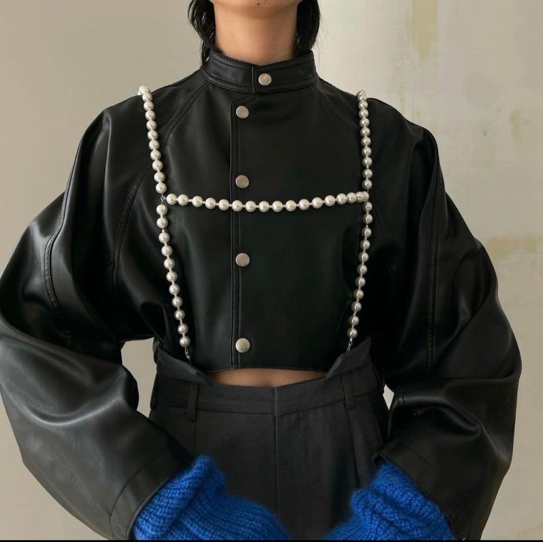 AMERI VINTAGE アメリヴィンテージ　レザーショートジャケット