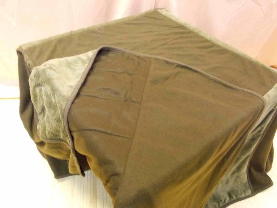ダイニングこたつ布団80用　正方形　 220×220cm　ヘリンボーン　カーキ