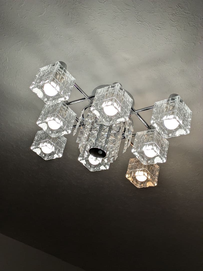 Laci レイシー シャンデリア 8〜12畳 クローム仕上げ