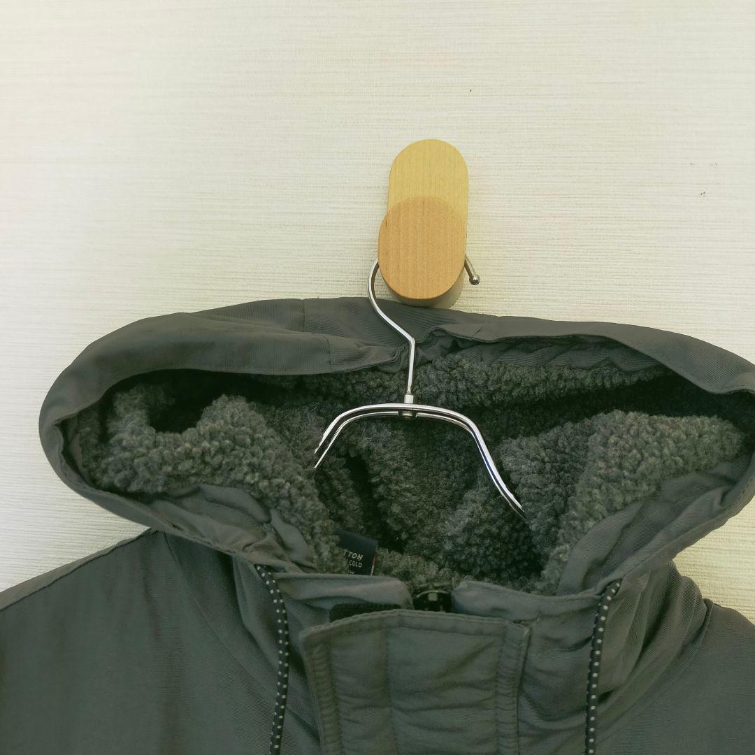 old stussy ステューシー フード付き ナイロンジャケット ボア 紺タグ