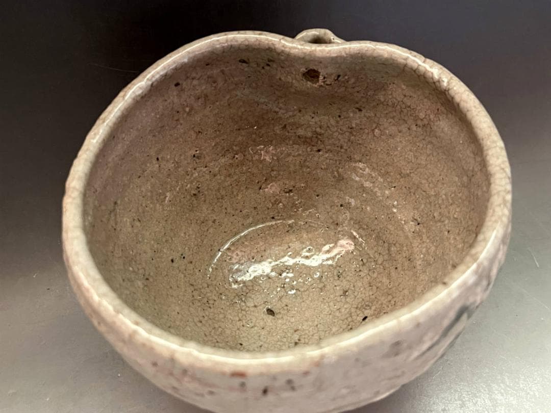 茶碗■古唐津片口碗 高足盃 古い絵唐津酒杯 酒器 合わせ箱？【江戸期】ぐい飲み
