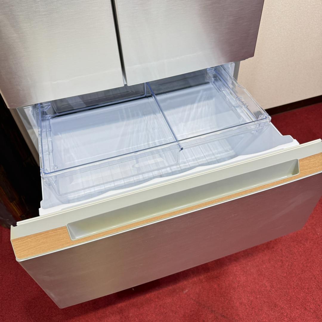 東京23区送料無料　超美品シャープ６ドア観音開き冷蔵庫　2021年製　457L