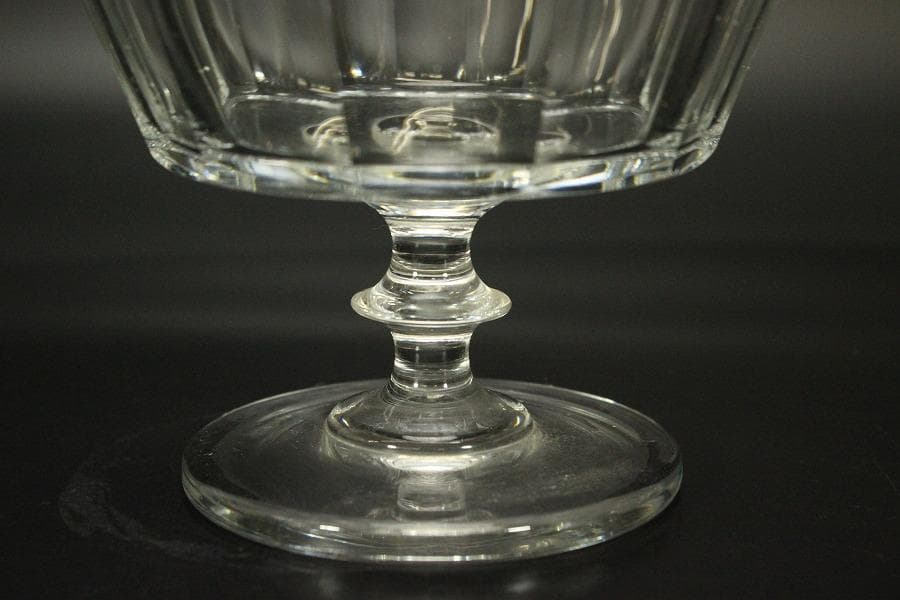 義山 ギヤマン 硝子 キャンディーボール 蓋物 時代物(ZE726)