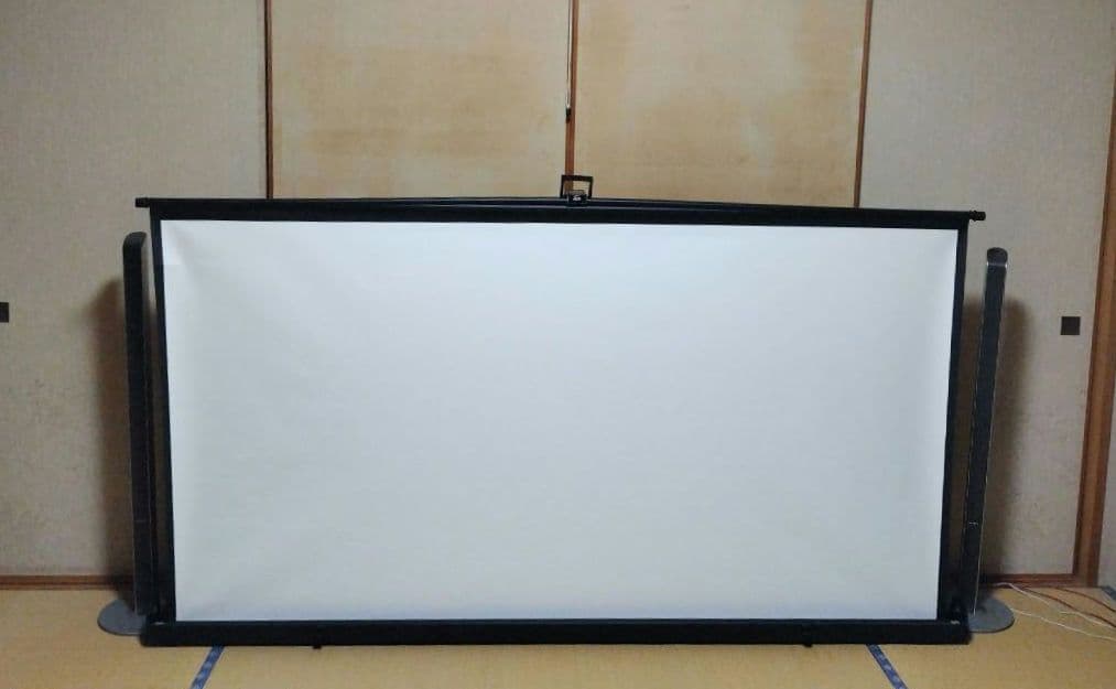 自立式 大型プロジェクタースクリーン 着払い、または、宮城県で手渡し可