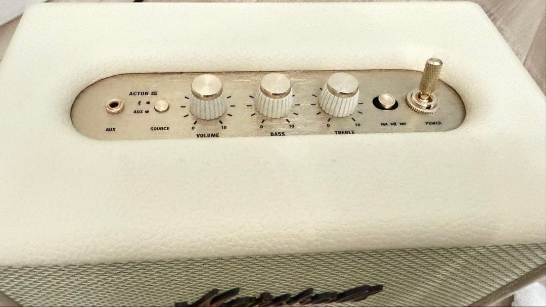 Marshall ACTON III ワイヤレススピーカー ホワイト