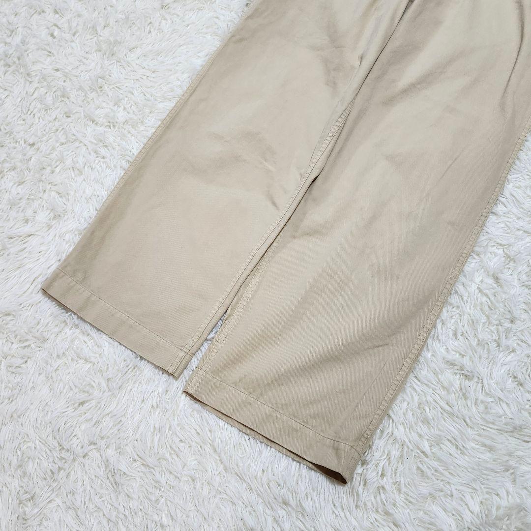 24SS☆初回分☆スピック&スパン　樋口かほりさんコラボ　チノワイドパンツ　40