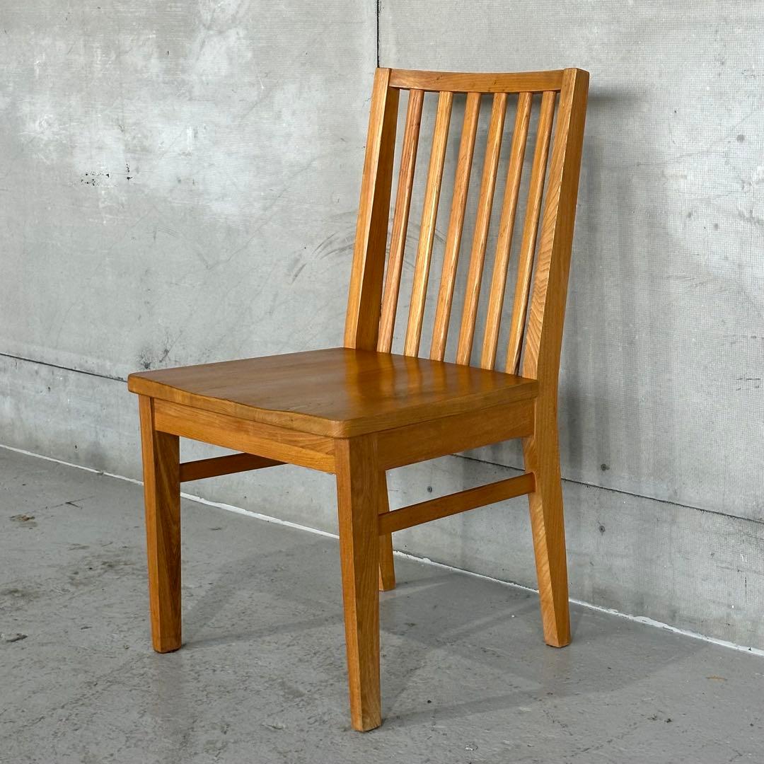 ★杉本家具★ ホワイトオーク無垢 ダイニングチェア｜オイル塗装 高級家具 ①