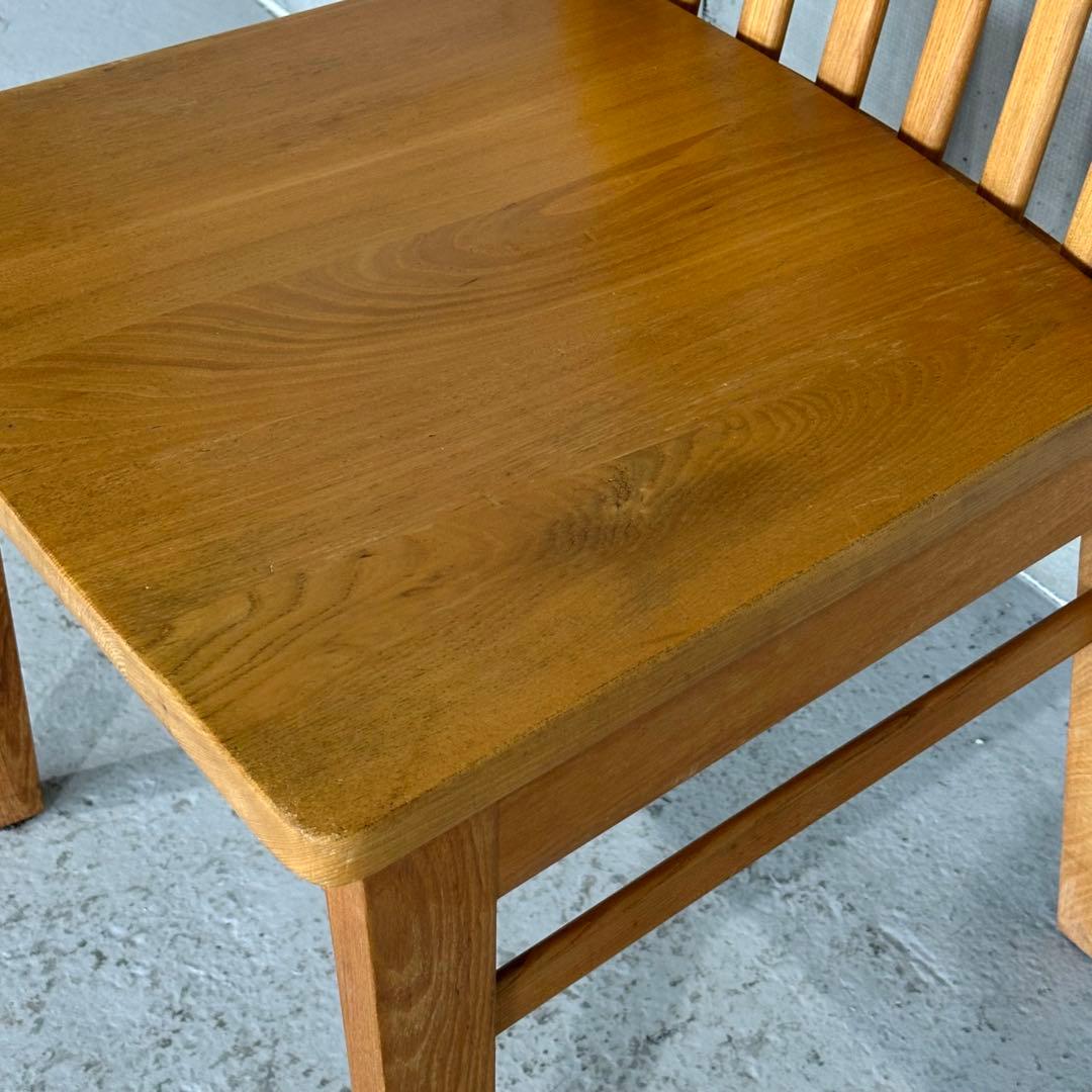 ★杉本家具★ ホワイトオーク無垢 ダイニングチェア｜オイル塗装 高級家具 ①