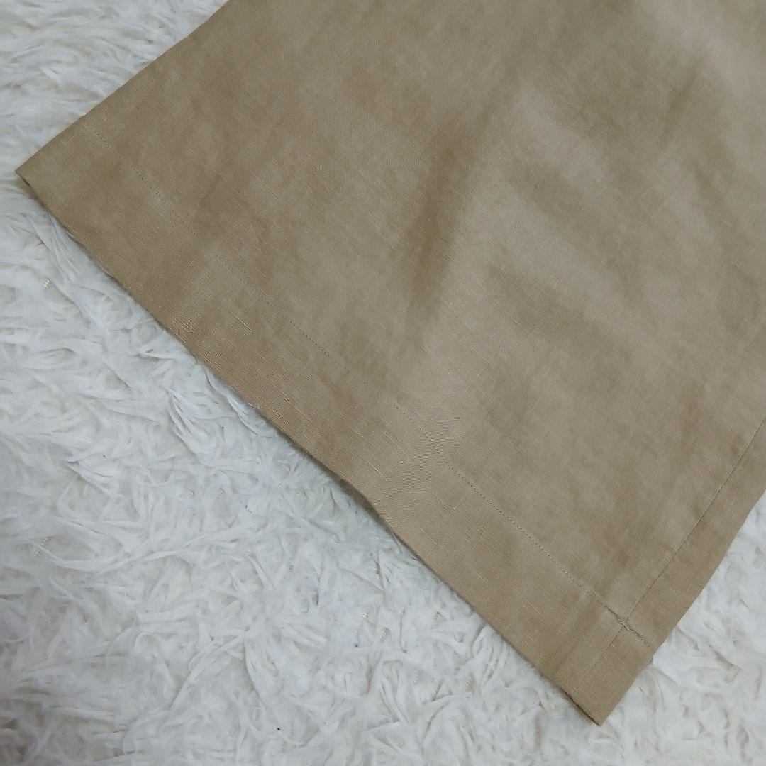 【nume】パラスパレス　ヌメ　リネン100％　ガウチョ　ワイドパンツ