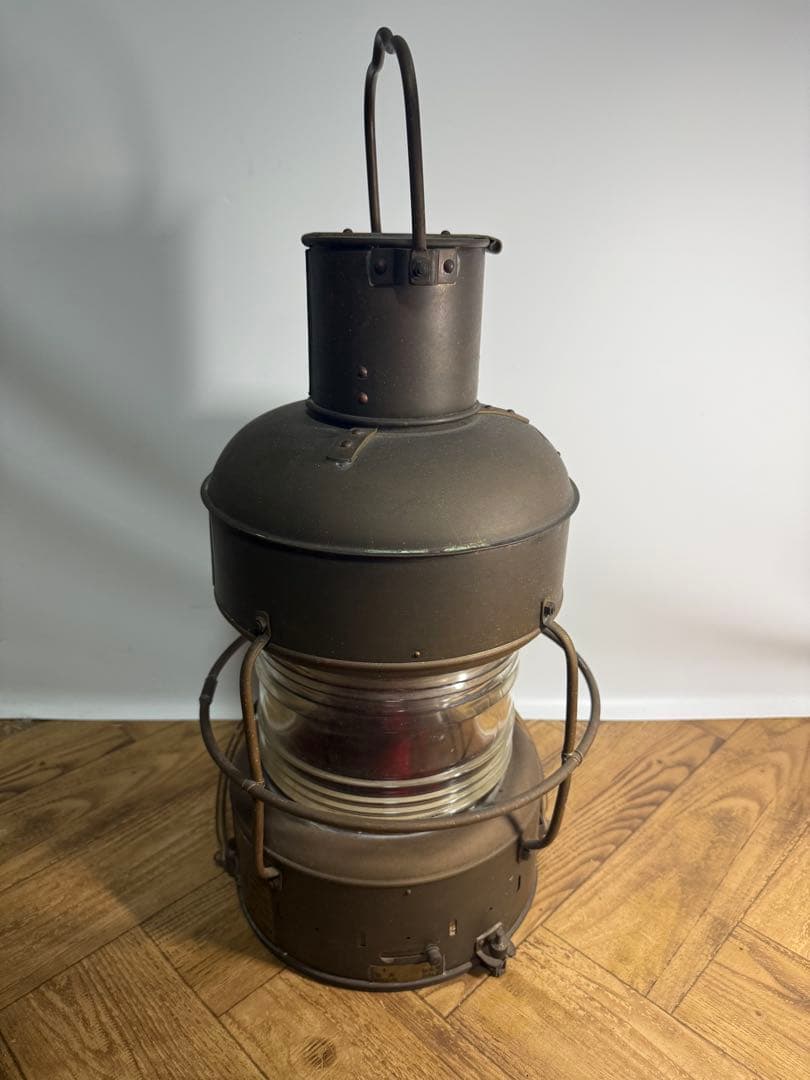 ◆美品◆レトロカンテラ◆日本船燈株式会社◆紅燈油用日船式第3号◆船舶用◆ランプ◆