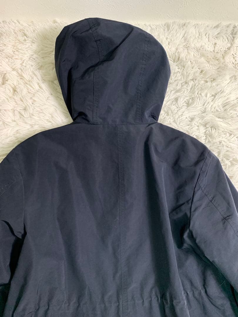 ブルーレーベルクレストブリッジ モッズコート ノバチェック フード Mサイズ