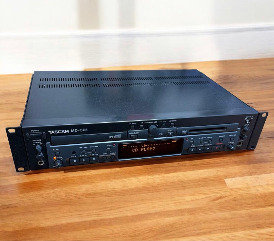 TASCAM タスカム MD-CD プレーヤー MD再生不可