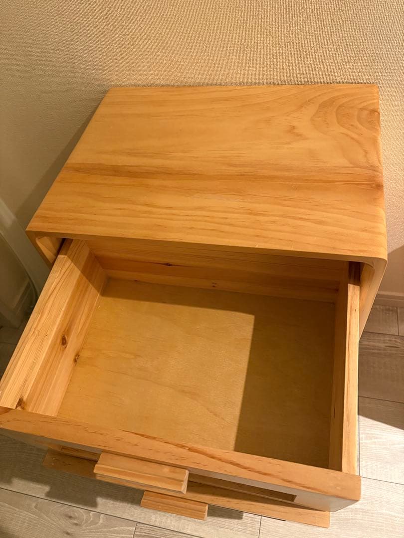 北欧 ヴィンテージキャビネット ラタンマガジンラック サイドテーブル