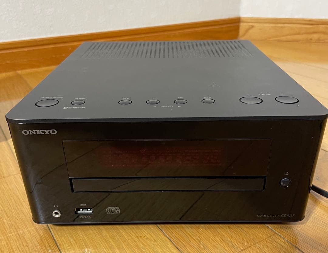 【美品】ONKYO CR-U1X CDコンポ Bluetooth リモコン付き