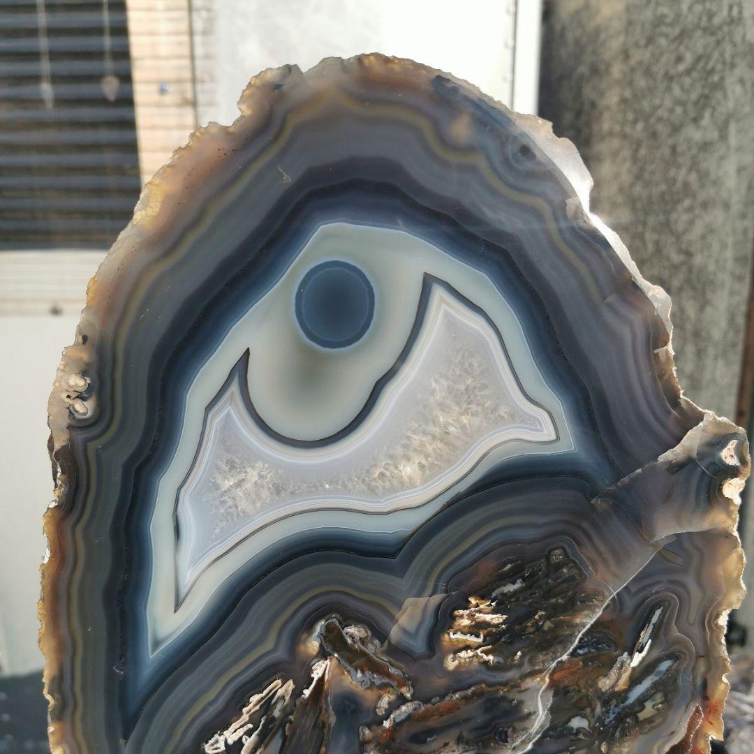 ブラジル産　アゲート　17.2キロ　瑪瑙　鑑賞石　石　置物　オブジェ　インテリア