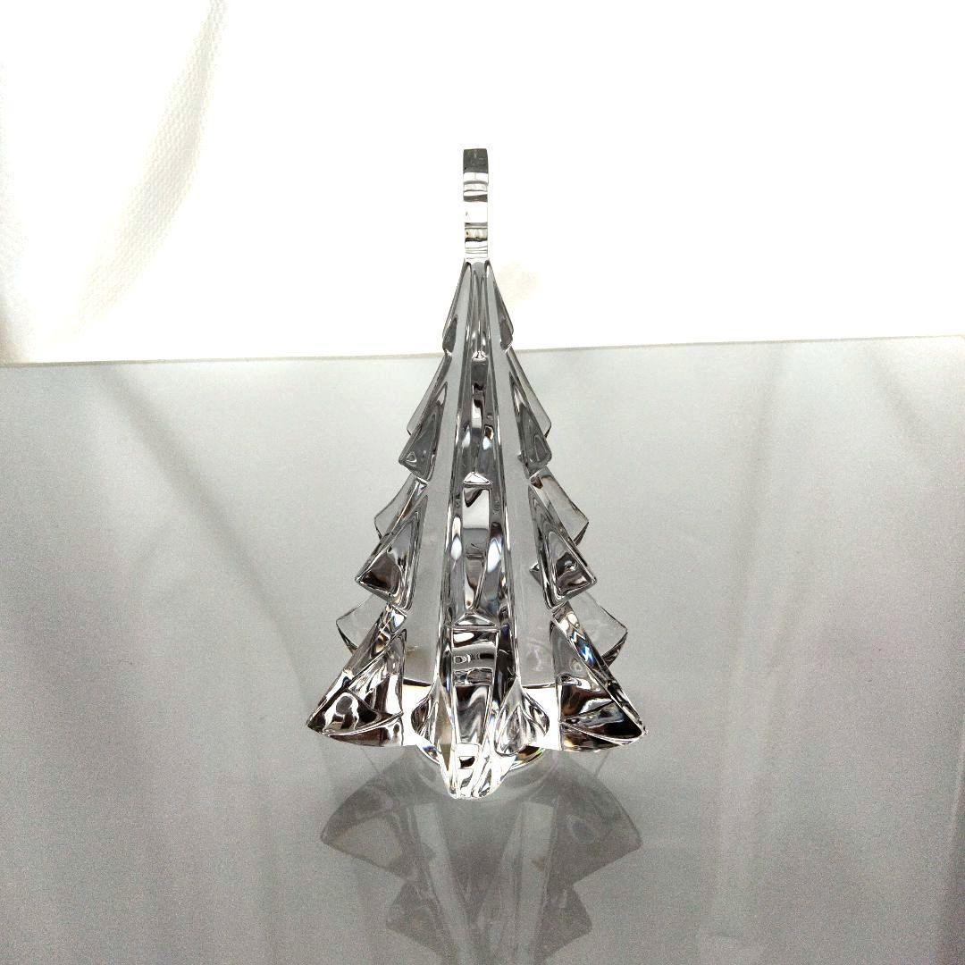 【新品】バカラ　クリスマスツリー　オブジェ　置物　クリスタルガラス