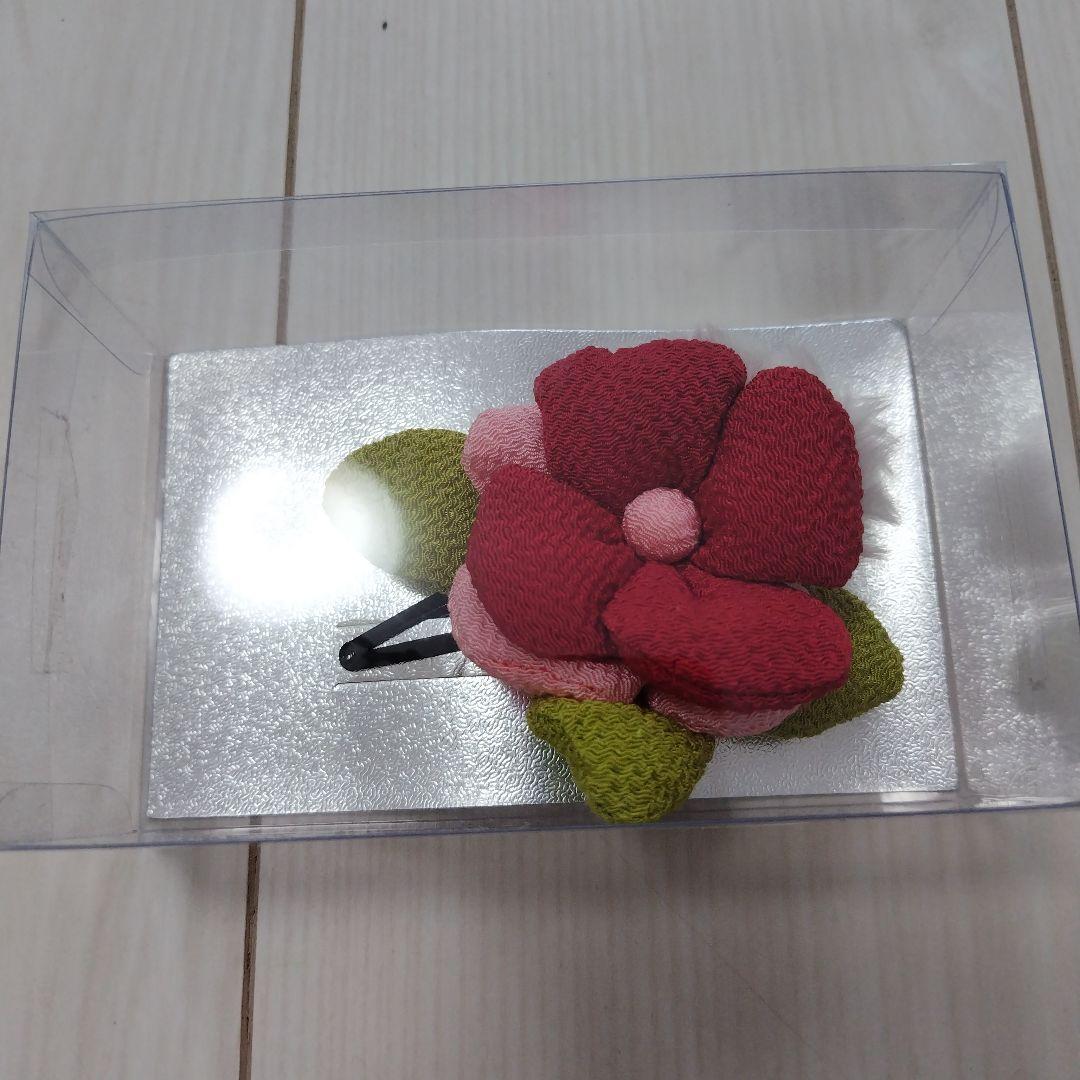 七五三用ヘアクリップとバックと草履セット　三才