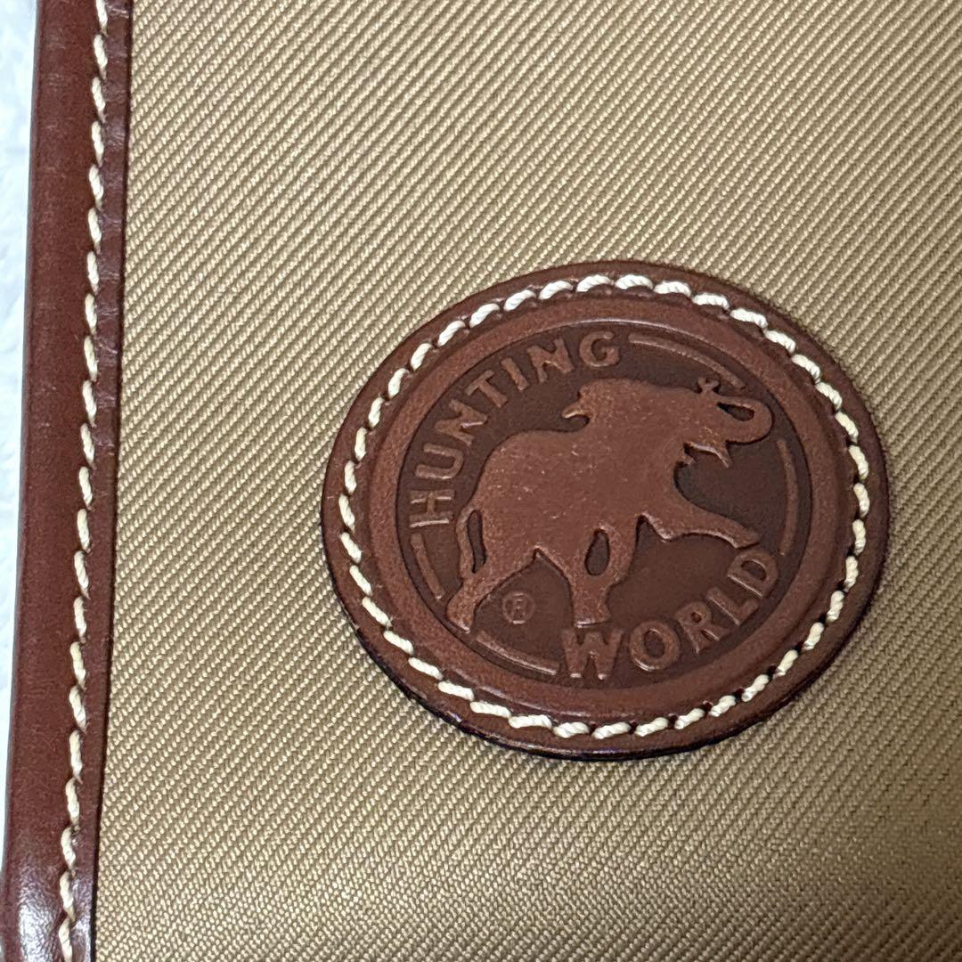 【新品】ハンティングワールド 高級ビジネスバッグ タグ付き 2WAY A4収納可