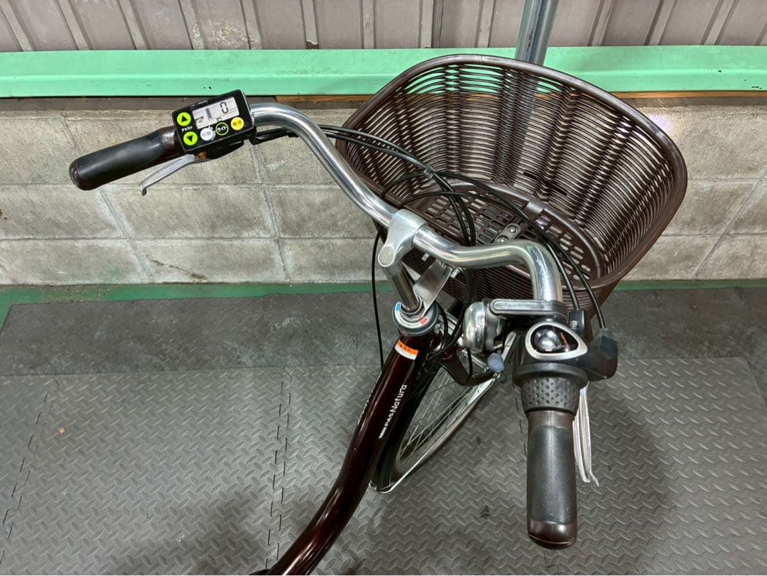 №8608電動自転車 ヤマハ パスナチュラ 26インチ✨良品バッテリー✨