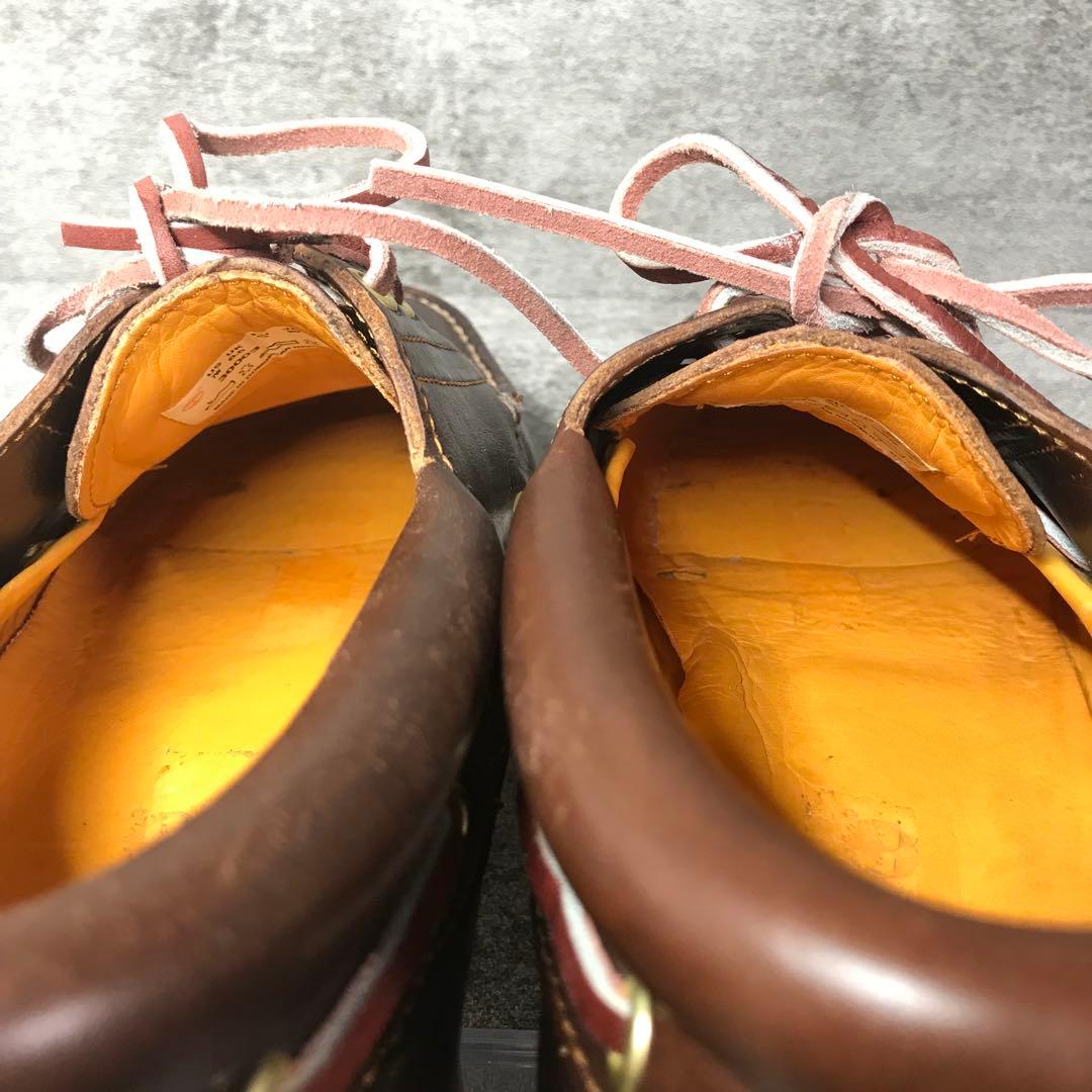 美品　ティンバーランド 3EYE デッキシューズ 30003 25cm 茶