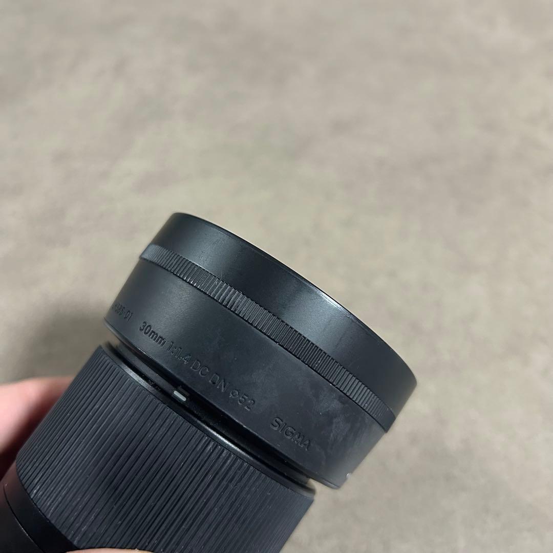 SIGMA 30mm F1.4 DC DN レンズ 52mm Eマウント