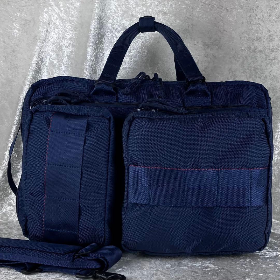 美品 ブリーフィング ビームス 別注 ネオトリニティライナー ネイビー ビジネス