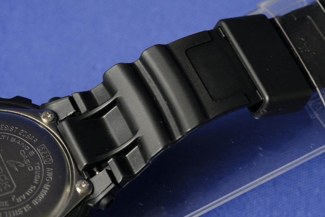 【良品】CASIO G-SHOCK AWG-M100SB ネイビー(263)