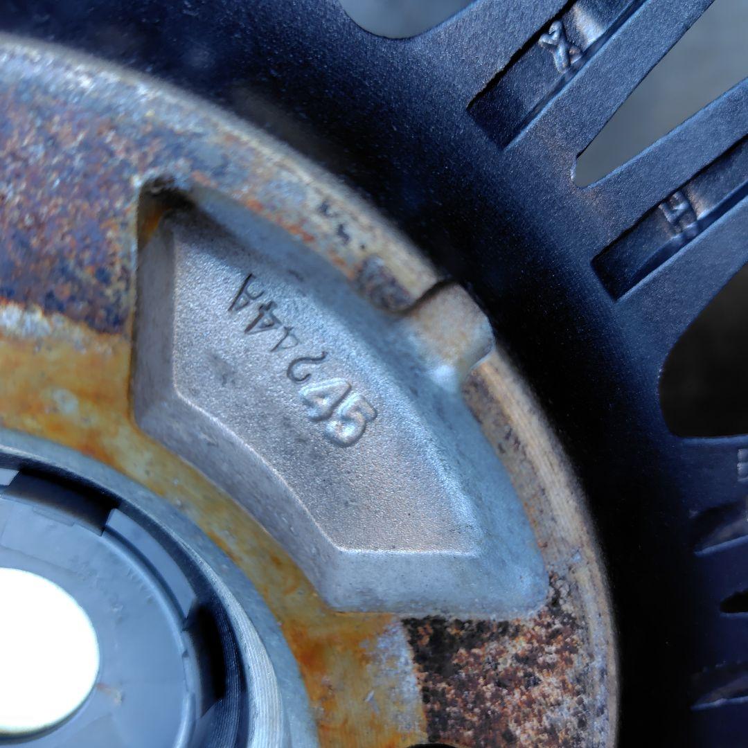 軽自動車用14インチアルミホイールサマータイヤ付。バリ溝美品。