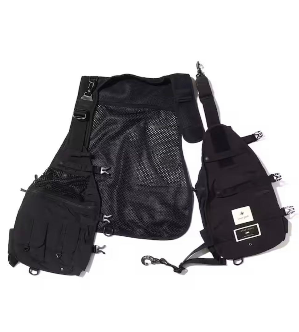 フィッシングベスト　【新品未使用】 peak スノーピーク　黒