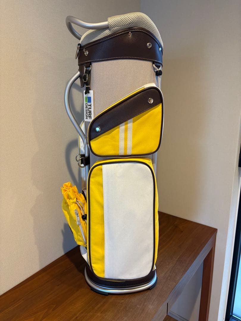 【HIRO3848 】TURF DESIGN 帆布キャディバッグ