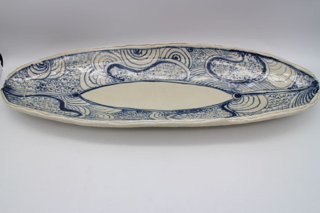 #美濃蔵★メルカリSHOP開設★１名限定販売★宗山窯安南紋楕円大皿
