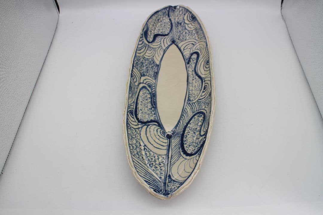 #美濃蔵★メルカリSHOP開設★１名限定販売★宗山窯安南紋楕円大皿