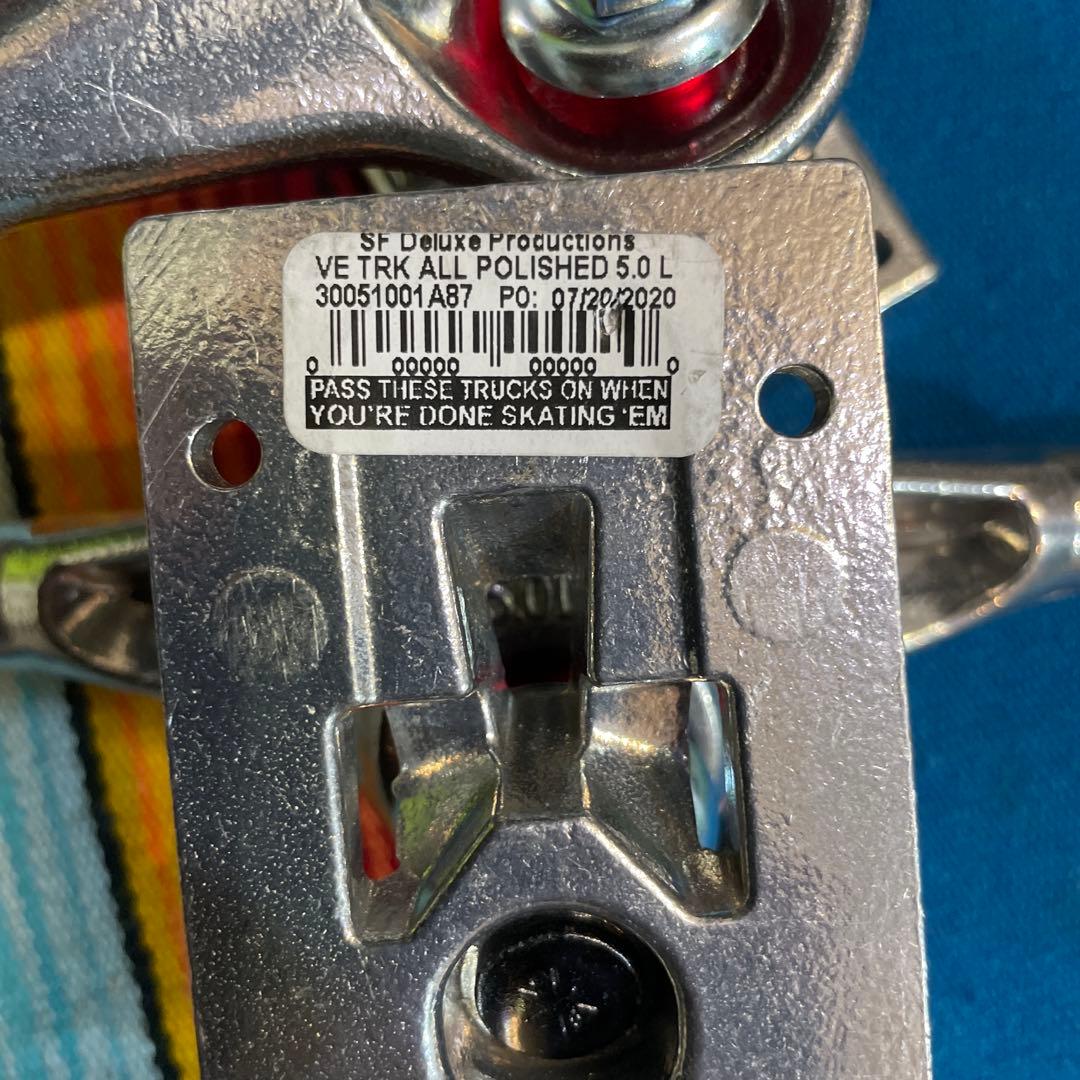 ベンチャーTRK ALL POLISHED 5.0L スケートボードトラック