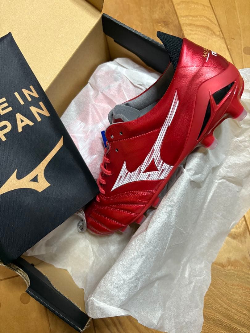 新品　40周年限定　限定特価　ミズノ　モレリア ネオ4 JAPAN 25cm