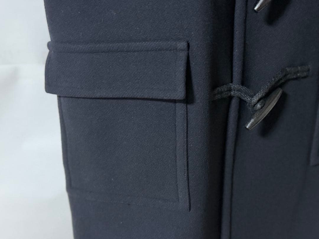 AURALEE (オーラリー) ヘビーメルトンダッフルコート ブラック/5