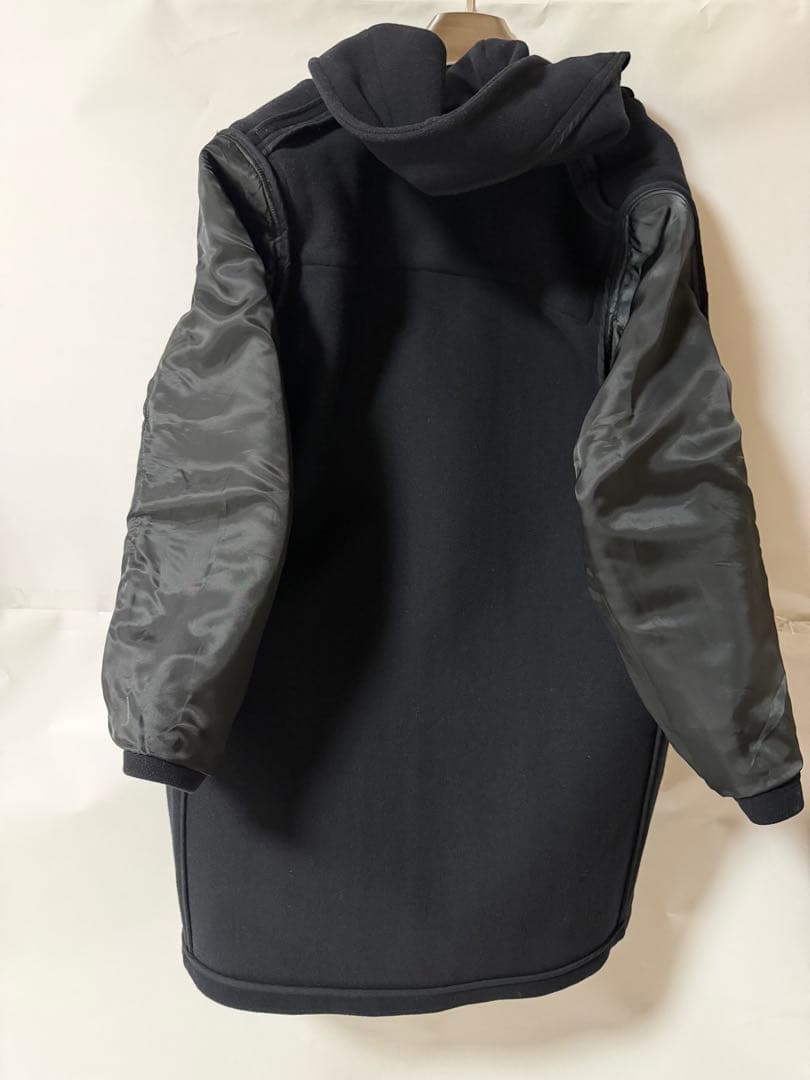 AURALEE (オーラリー) ヘビーメルトンダッフルコート ブラック/5