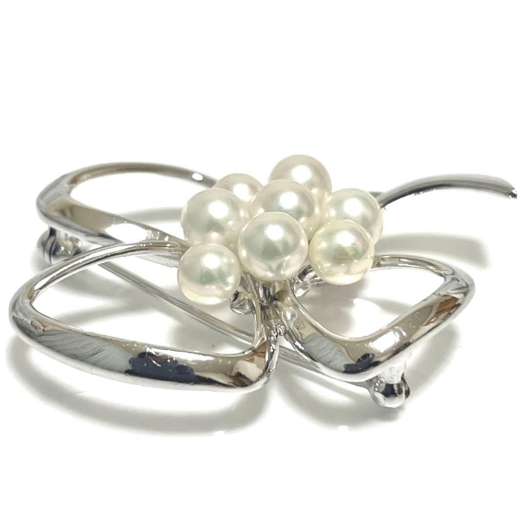美品✨皇室御用達 MIKIMOTO ミキモト アコヤ真珠 パール ブローチ